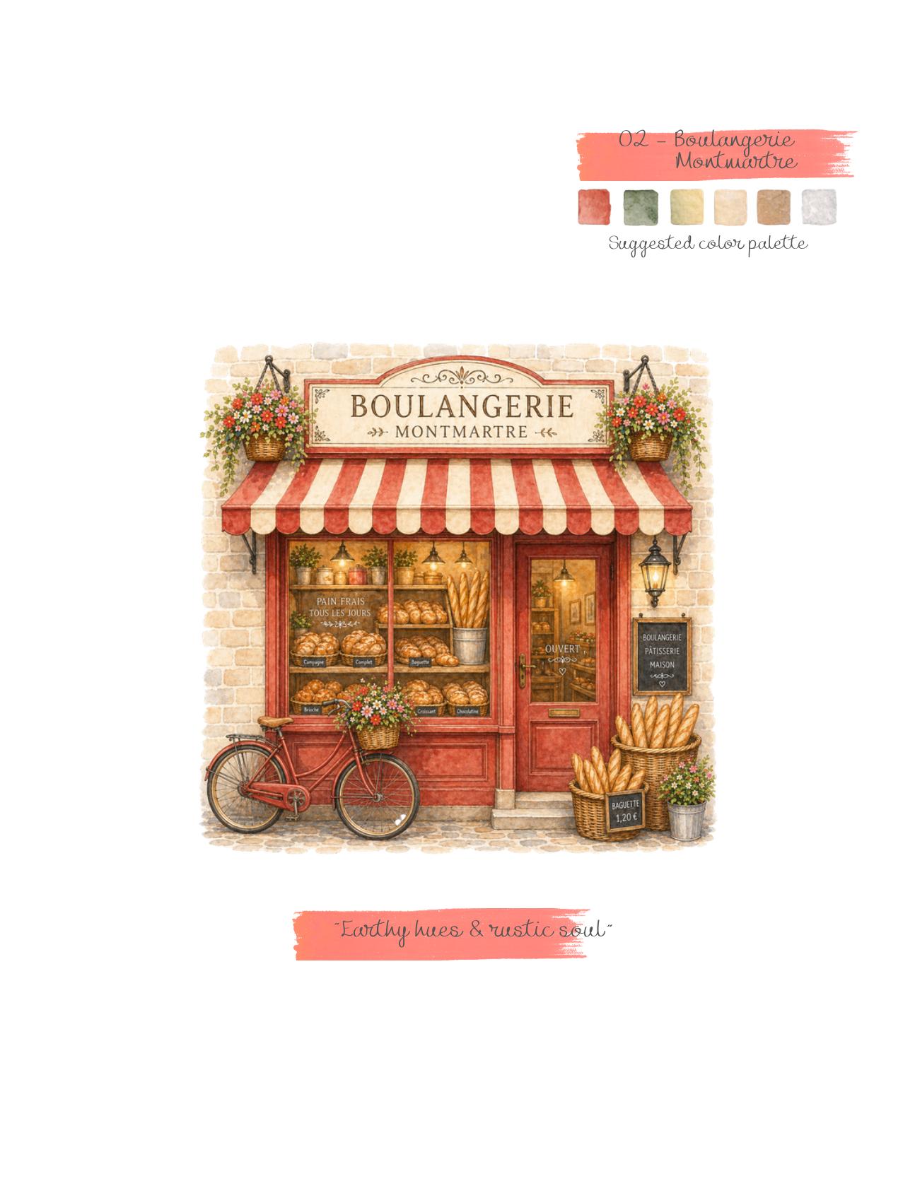 Parisian Patisseries Collection — Color reference