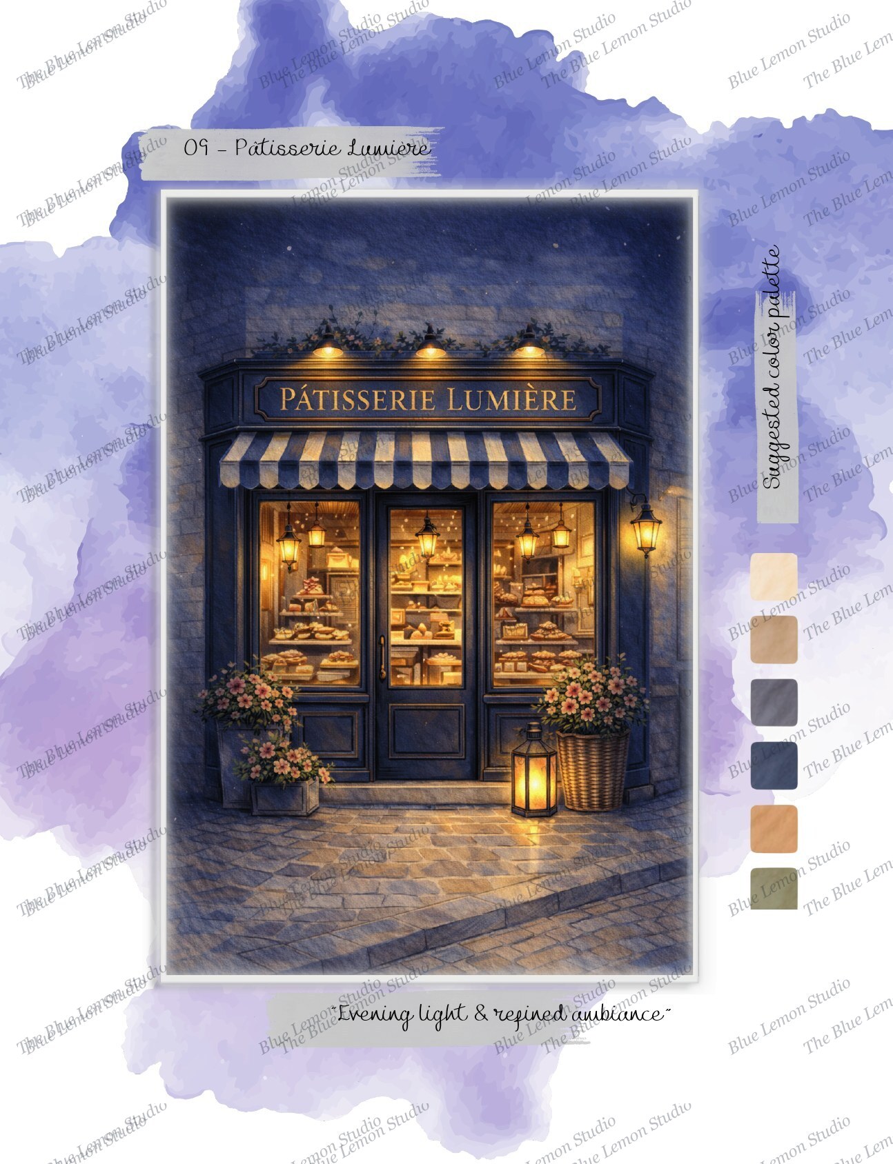 Parisian Patisseries Collection — color reference
