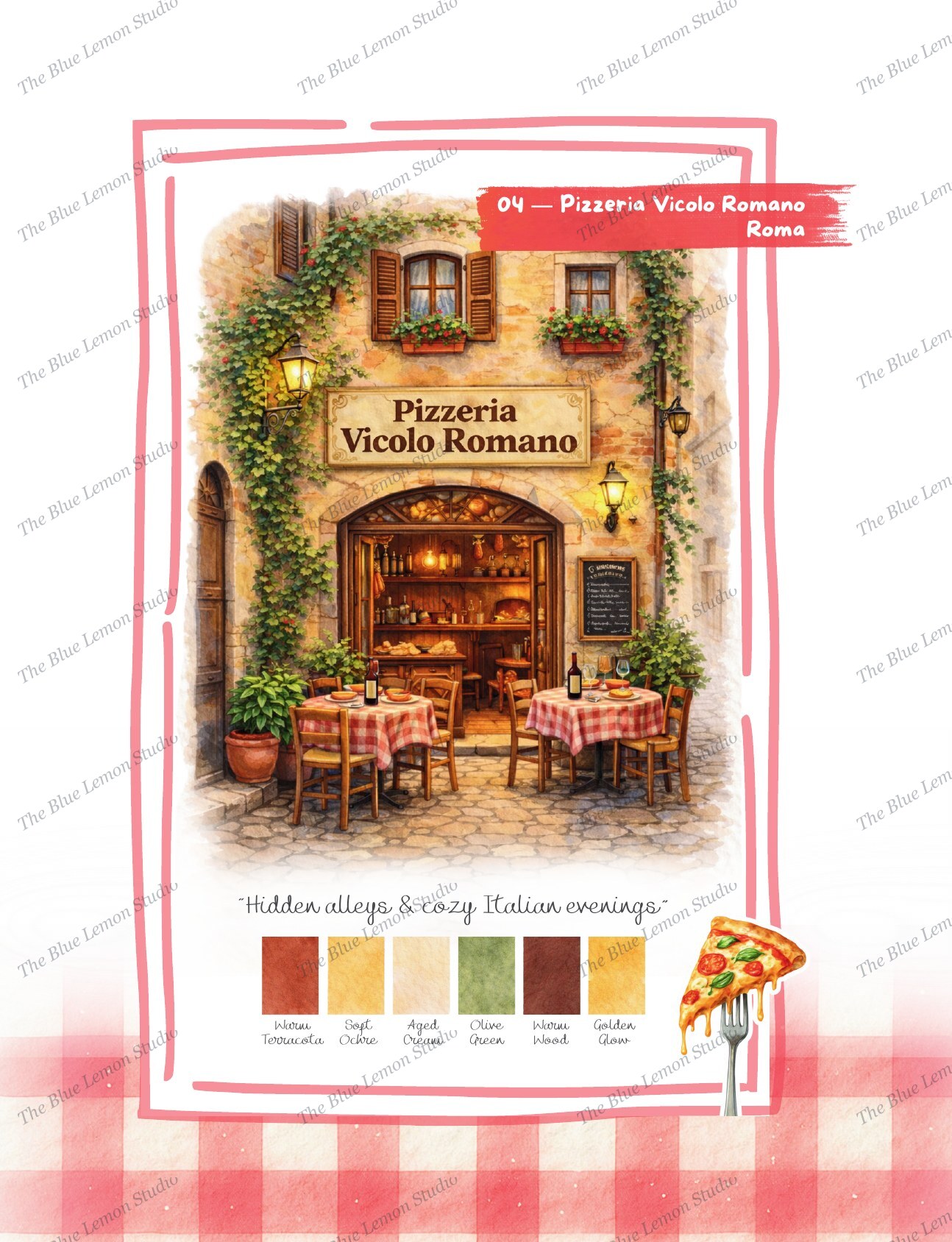 Italian Trattorias Collection — Color reference