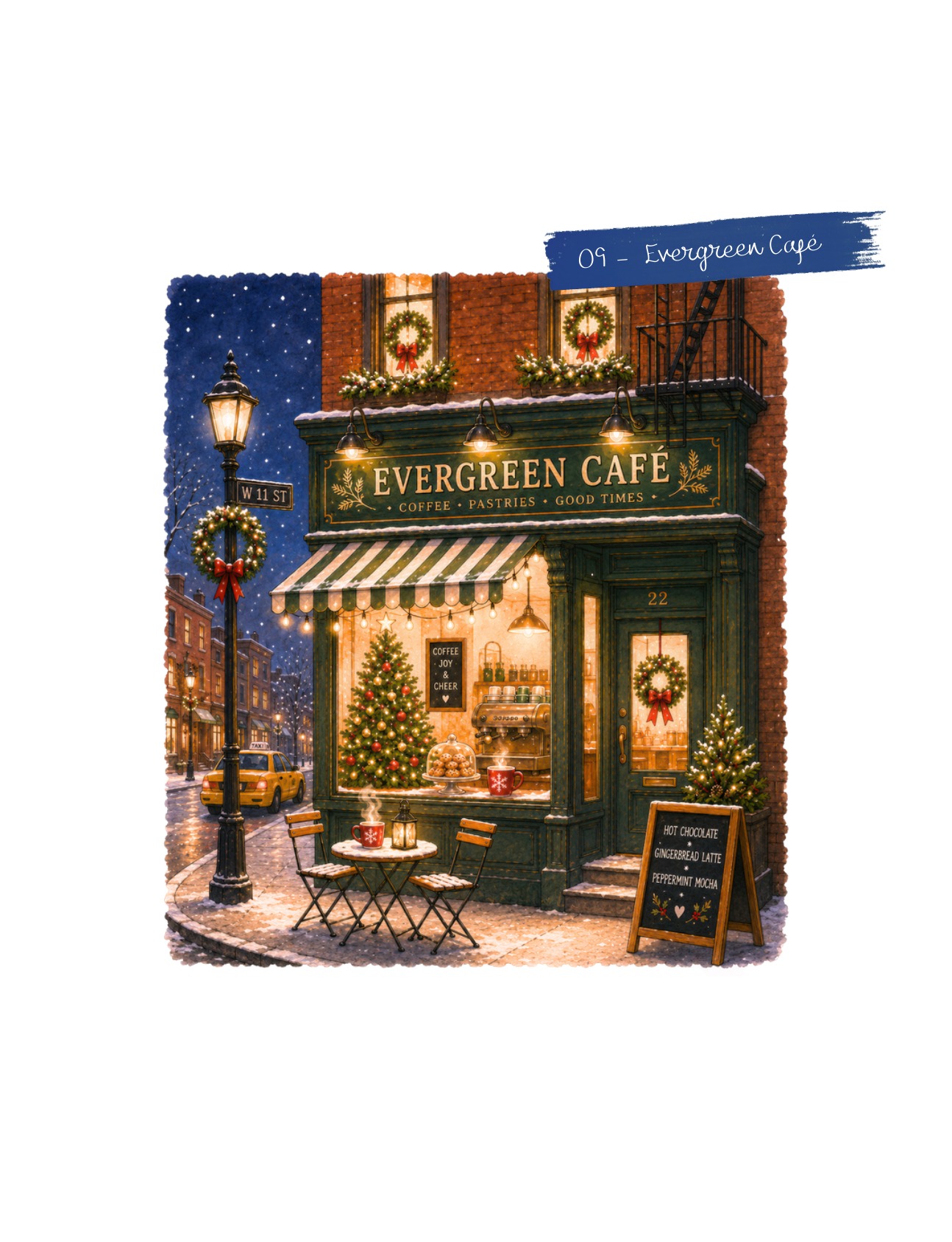 New York Little Shops Collection — Color reference