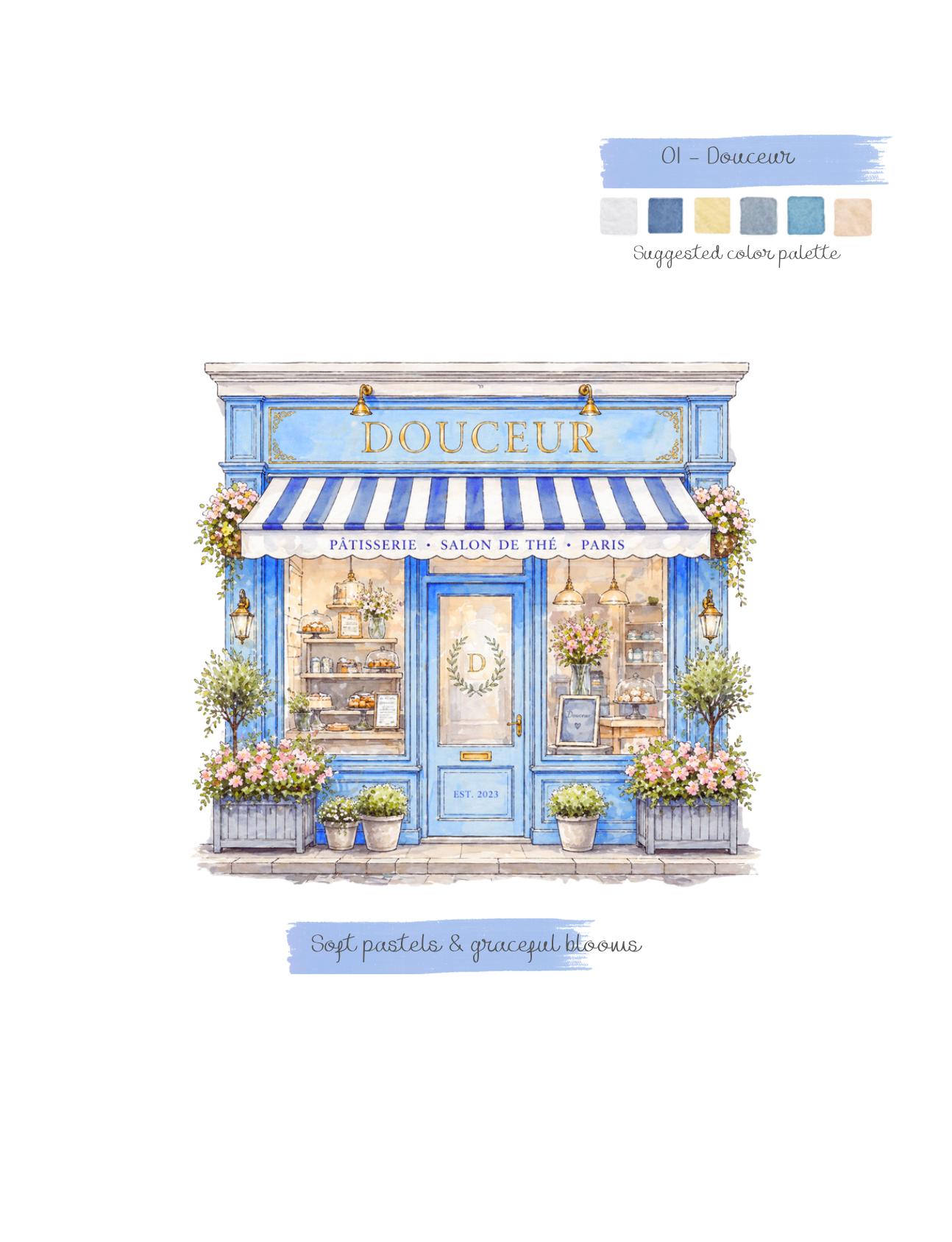 Parisian Patisseries Collection — Color reference